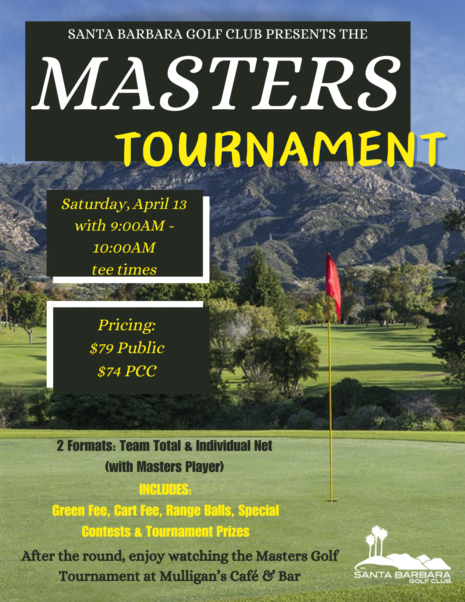 Masters Tournament Santa Barbara Flyer