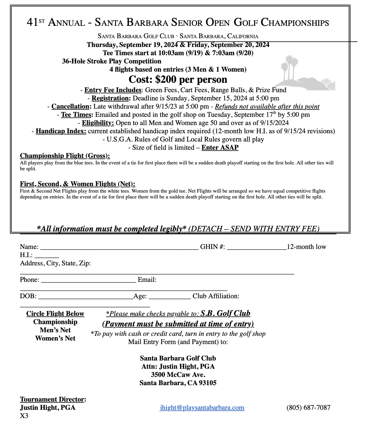 Registration sheet