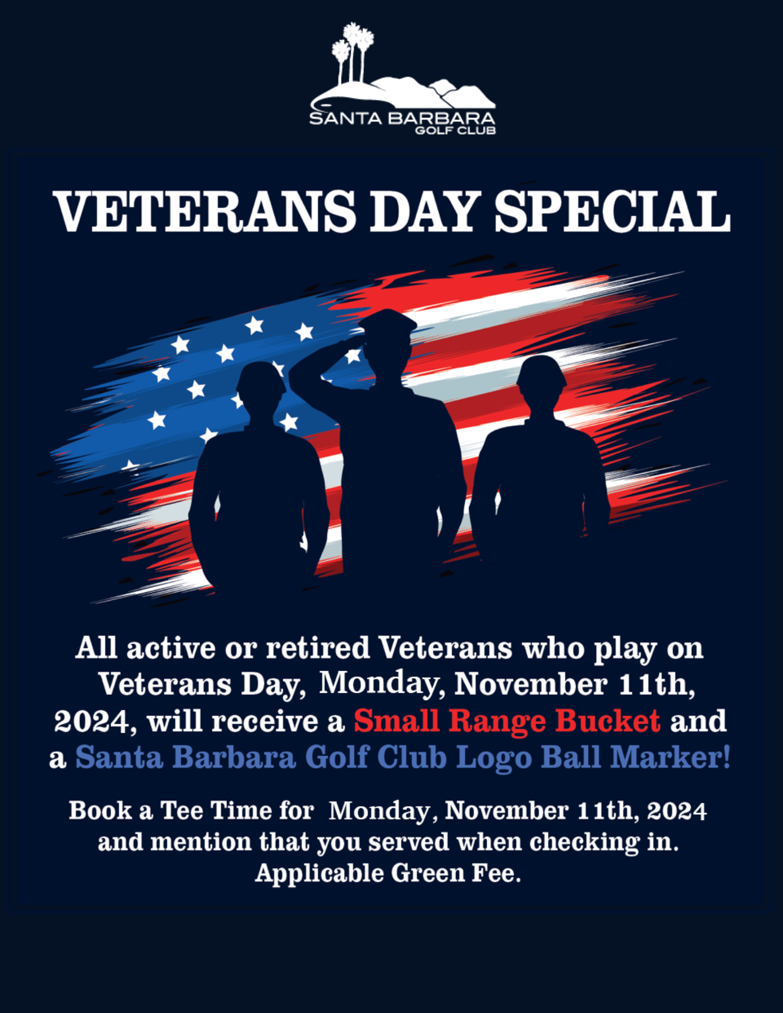 Veterans Day Special Santa Barbara Flyer